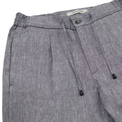 giabsarchivio（ジャブスアルキヴィオ）TINTORETTO ティントレット A4360 SPECE-FIT プリーツ入り イージー パンツ【ネイビー】国内正規品