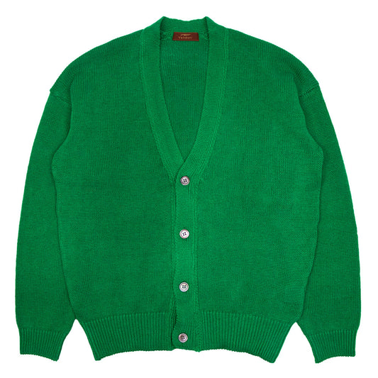 Vandori（ヴァンドリ）ドロップショルダーカーディガン【グリーン】