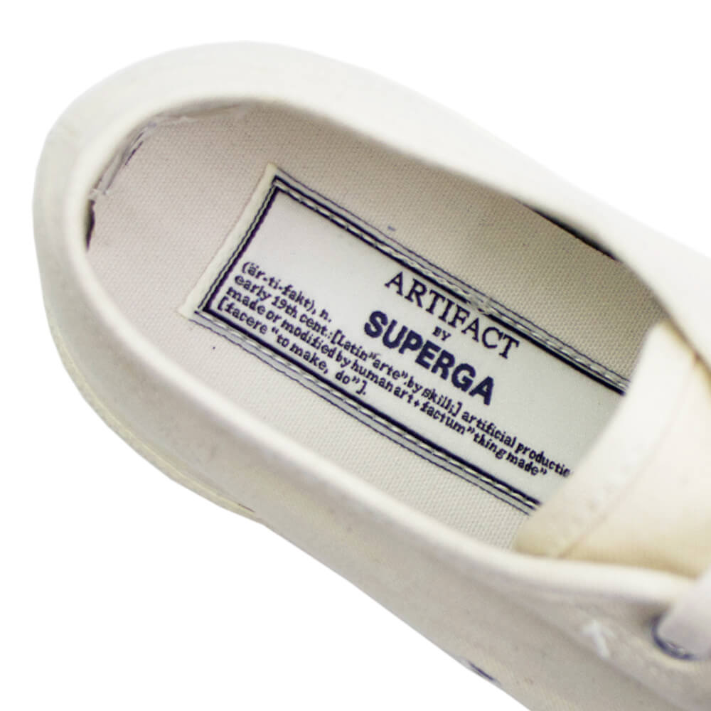 SUPERGA（スペルガ）ARTIFACT BY SUPERGA アーティファクト バイ スペルガ ローカット スニーカー【WHITE】国内正規品