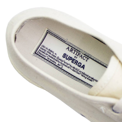 SUPERGA（スペルガ）ARTIFACT BY SUPERGA アーティファクト バイ スペルガ ローカット スニーカー【WHITE】国内正規品