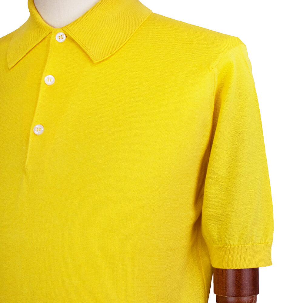 JOHN SMEDLEY（ジョンスメドレー）ISIS ニット ポロシャツ30G【サマーゴールド】