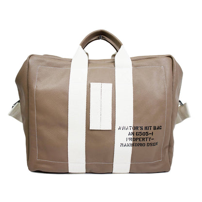 LARDINI（ラルディーニ）ボストンバッグ LARDINI AVIATOR'S KIT BAG【トープ】