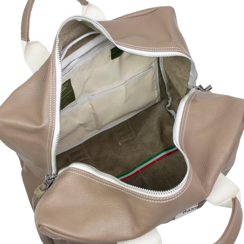 LARDINI（ラルディーニ）ボストンバッグ LARDINI AVIATOR'S KIT BAG【トープ】