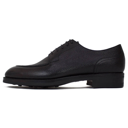 Giotto（ジオット）Uチップ シボ革 カーフレザー シューズ【ブラックBLACK】正規販売店