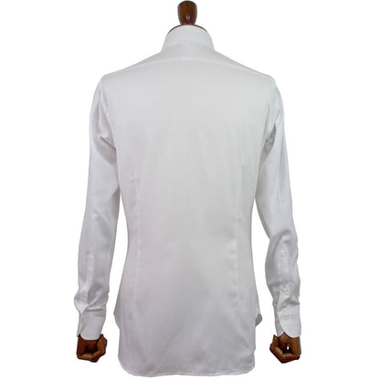 BRUNO（ブルーノ）セミワイドカラー オックスフォード ドレス シャツ【ホワイト】