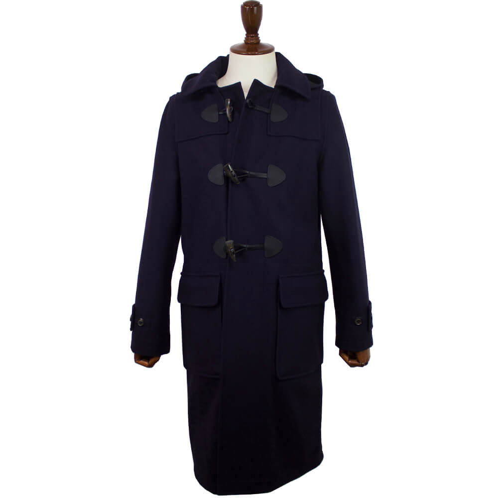 GLOVERALL（グローバーオール）「ELIZA」ウール ダッフル コート【ネイビーNAVY】国内正規品