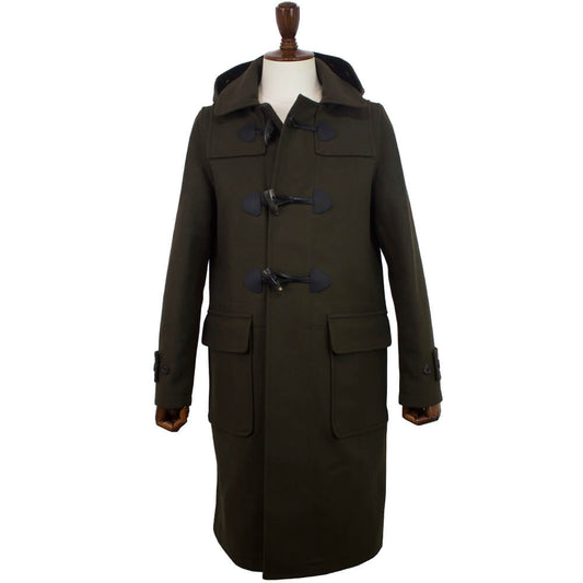 GLOVERALL（グローバーオール）「ELIZA」ウール ダッフル コート【カーキ】国内正規品