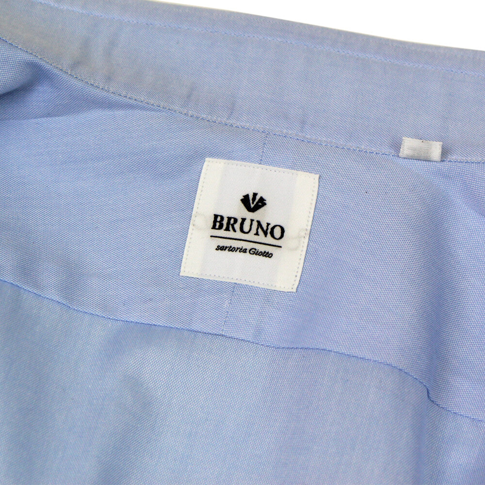 BRUNO（ブルーノ）セミワイドカラー オックスフォード シャツ【サックスSAX】正規販売店
