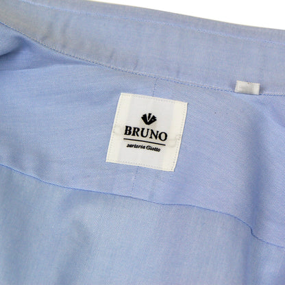 BRUNO（ブルーノ）セミワイドカラー オックスフォード シャツ【サックスSAX】正規販売店