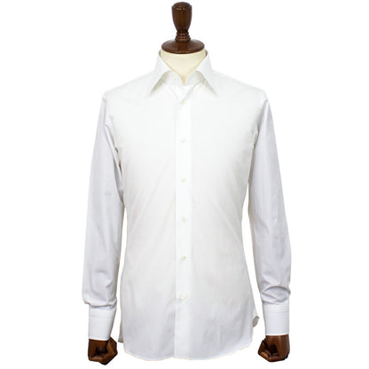 BRUNO（ブルーノ）THOMAS MASON トーマスメイソン セミワイドカラー ブロード シャツ【ホワイトWhite】正規販売店