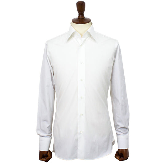 BRUNO（ブルーノ）THOMAS MASON トーマスメイソン セミワイドカラー ブロード シャツ【ホワイトWhite】正規販売店