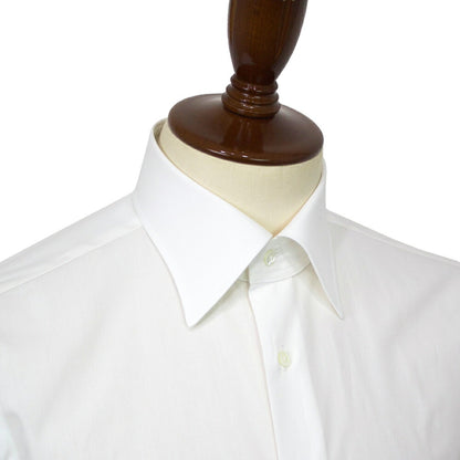 BRUNO（ブルーノ）THOMAS MASON トーマスメイソン セミワイドカラー ブロード シャツ【ホワイトWhite】正規販売店