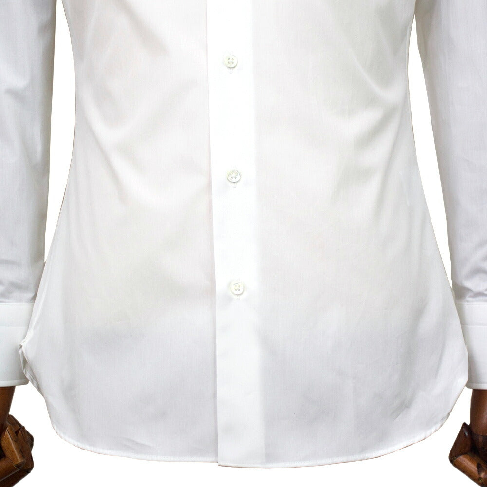 BRUNO（ブルーノ）THOMAS MASON トーマスメイソン セミワイドカラー ブロード シャツ【ホワイトWhite】正規販売店