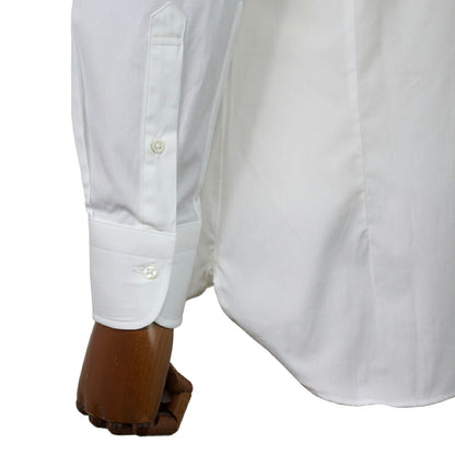 BRUNO（ブルーノ）THOMAS MASON トーマスメイソン セミワイドカラー ブロード シャツ【ホワイトWhite】正規販売店