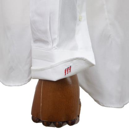 BRUNO（ブルーノ）THOMAS MASON トーマスメイソン セミワイドカラー ブロード シャツ【ホワイトWhite】正規販売店