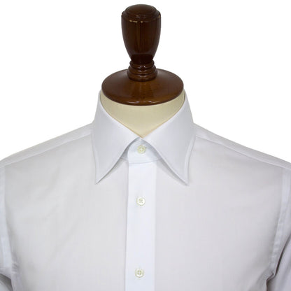 BRUNO（ブルーノ）THOMAS MASON トーマスメイソン セミワイドカラー オックスフォード シャツ【ホワイトWhite】正規販売店