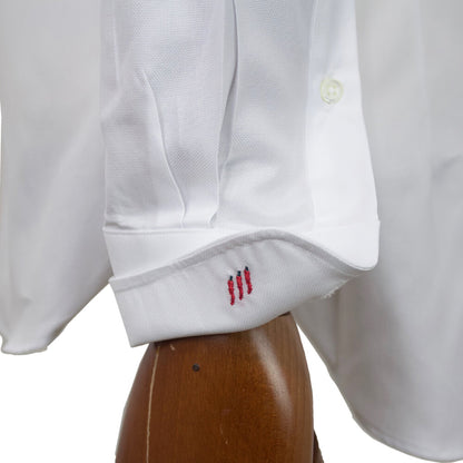 BRUNO（ブルーノ）THOMAS MASON トーマスメイソン セミワイドカラー オックスフォード シャツ【ホワイトWhite】正規販売店