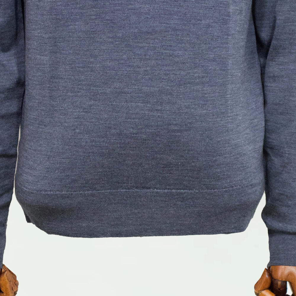JOHN SMEDLEY（ジョンスメドレー）RENOLD ウール ハイゲージ 30G モダンフィット ロングスリーブ タートルネックニット【グレーgray】国内正規品
