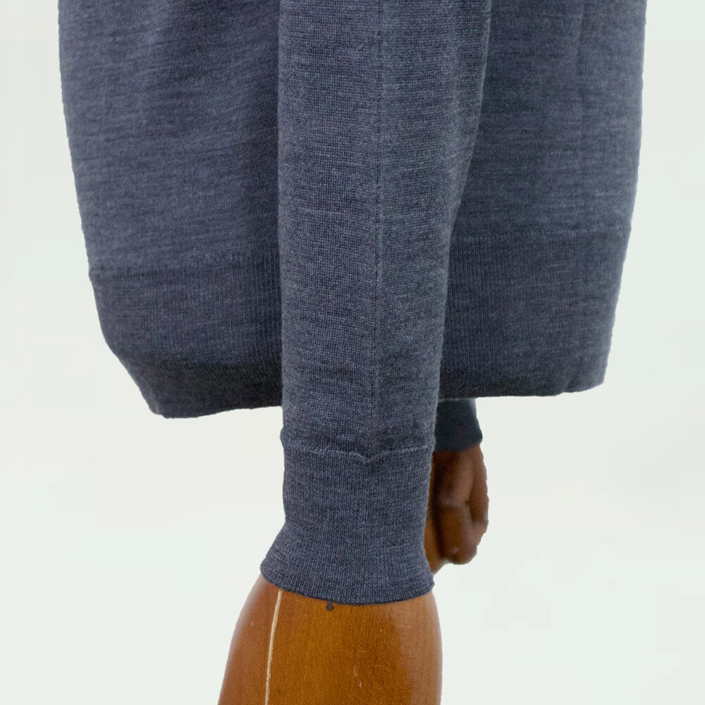 JOHN SMEDLEY（ジョンスメドレー）RENOLD ウール ハイゲージ 30G モダンフィット ロングスリーブ タートルネックニット【グレーgray】国内正規品