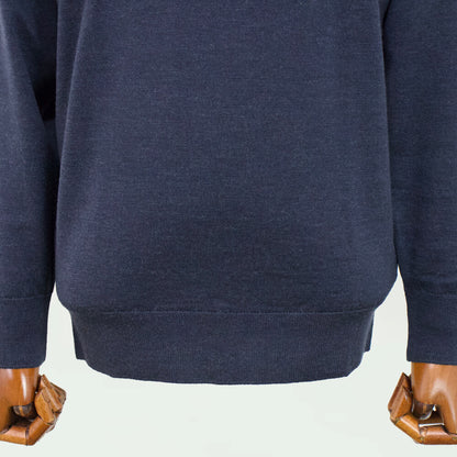 JOHN SMEDLEY（ジョンスメドレー）メリノウール 24ゲージ クルーネック ニット【チャコールcharcoal】国内正規品