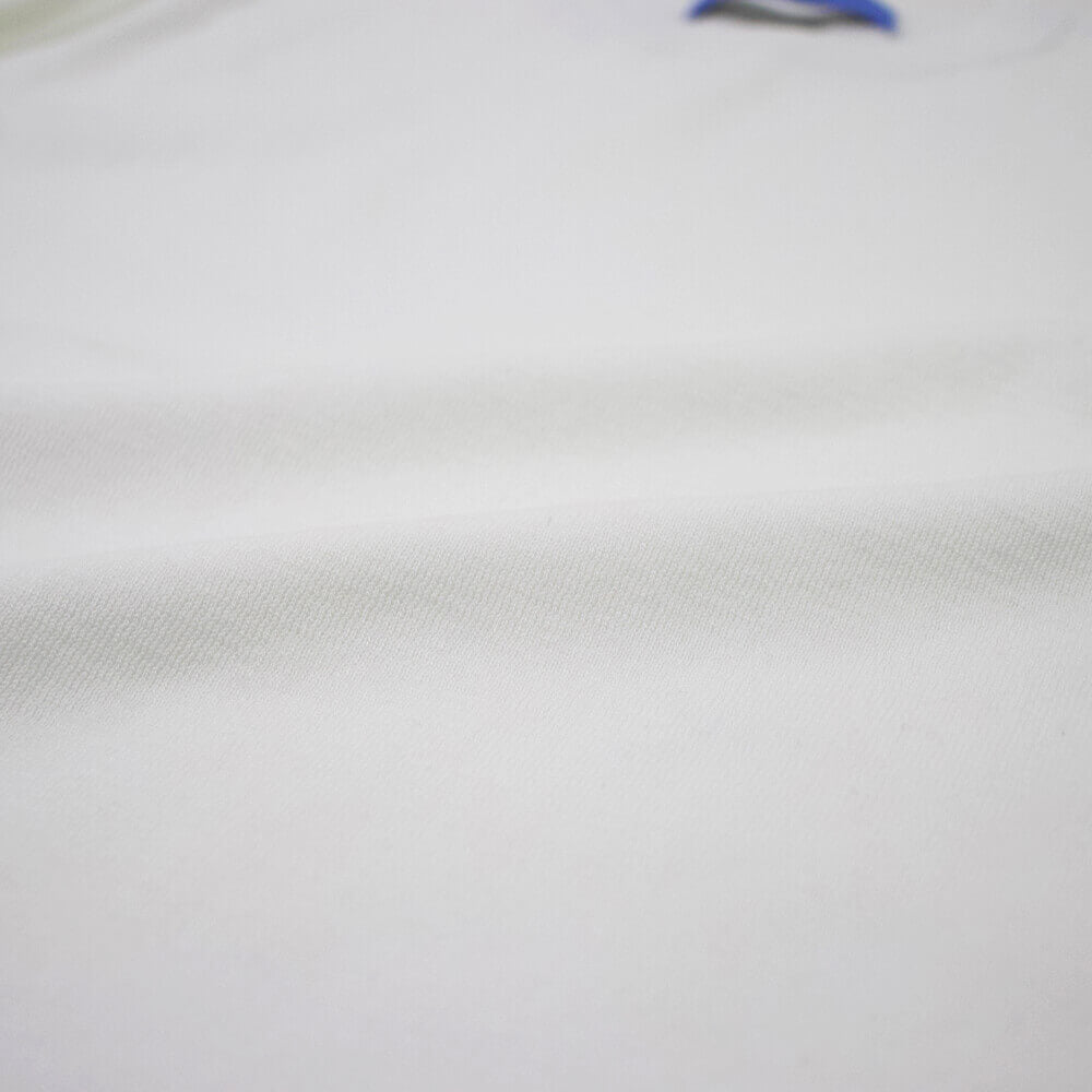 Blu Bre（ブルブレ）コットン クルーネック ロングスリーブ ニットTシャツ【ホワイト】国内正規品