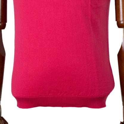 JOHN SMEDLEY（ジョンスメドレー）「JATHAN」30ゲージ コットン 半袖 スキッパー ニットポロシャツ【BERRY】国内正規品