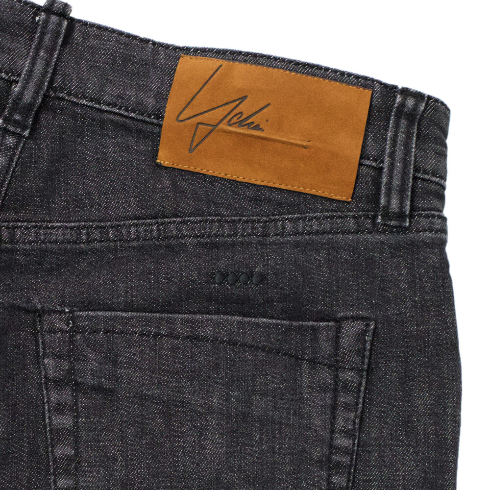 YCHAI（イカイ）ROBUSTO ロブスト YPU004 2DS0017B ５ポケット ストレッチ デニムパンツ 【ブラックBLACK】国内正規品