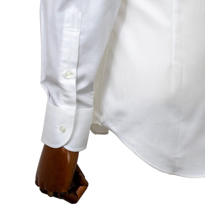 BRUNO（ブルーノ）THOMAS MASON トーマスメイソン セミワイドカラー オックスフォード シャツ【ホワイトWhite】正規販売店