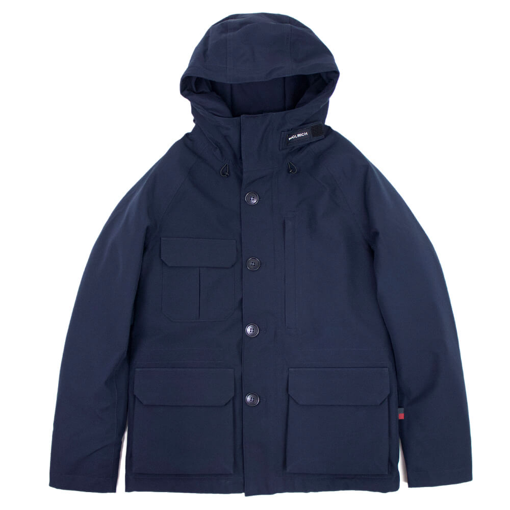 WOOLRICH（ウールリッチ）GTX MOUNTAIN JACKET ゴアテックス ダウン入り マウンテンジャケット【メルトンブルーMELTON BLUE】国内正規品