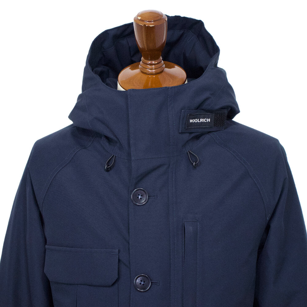 WOOLRICH（ウールリッチ）GTX MOUNTAIN JACKET ゴアテックス ダウン入り マウンテンジャケット【メルトンブルーMELTON BLUE】国内正規品