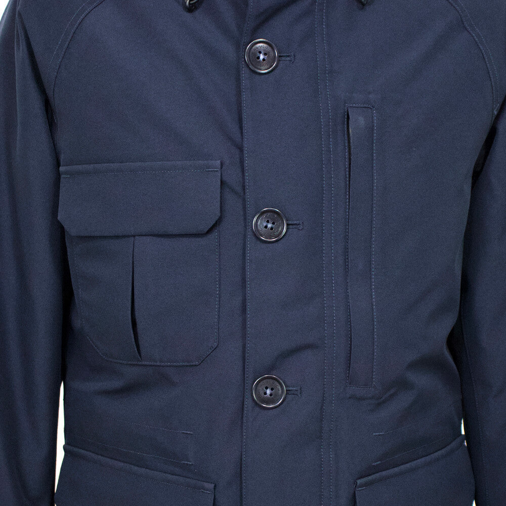 WOOLRICH（ウールリッチ）GTX MOUNTAIN JACKET ゴアテックス ダウン入り マウンテンジャケット【メルトンブルーMELTON BLUE】国内正規品