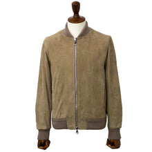 CINQUANTA（チンクワンタ）H505 BOMBER BLOUSON ボンバーブルゾン ゴートスエード  レザージャケット【ベージュBEIGE】国内正規品