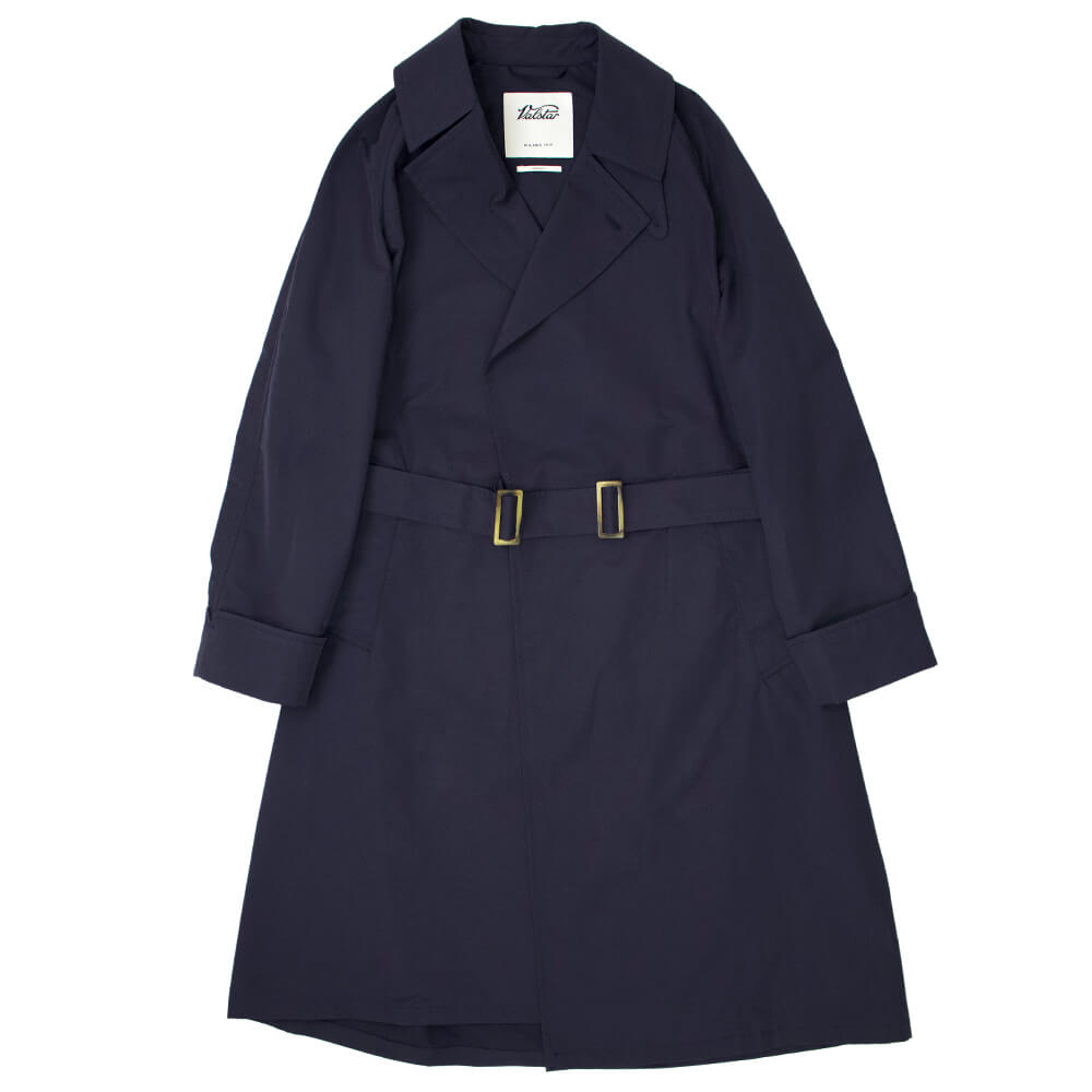 Valstar（ヴァルスター）コットンギャバジン ベルテッド タイロッケン コート【ネイビーNAVY】国内正規品