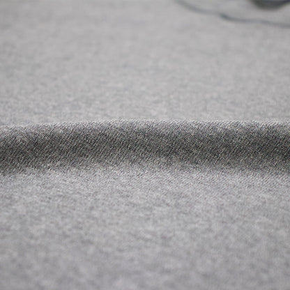 Blu Bre（ブルブレ）コットン クルーネック ロングスリーブ ニットTシャツ【グレー】国内正規品