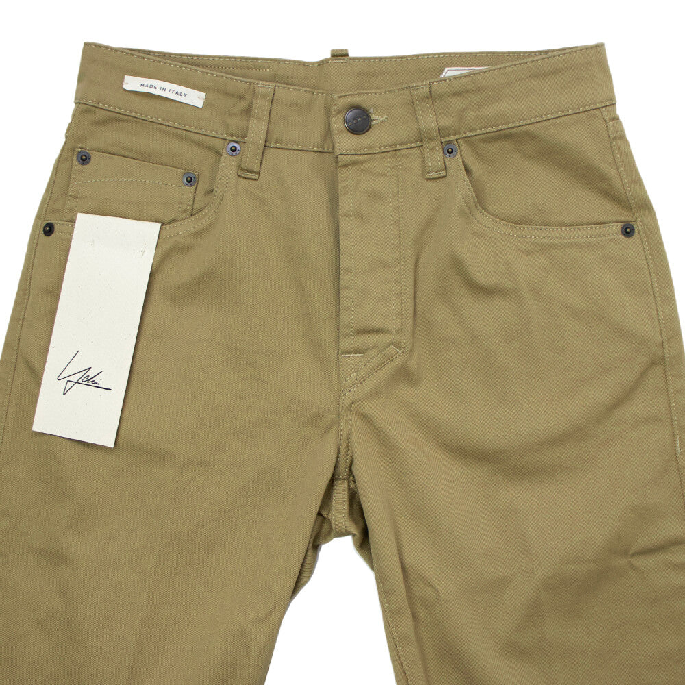 YCHAI（イカイ）ROBUSTO ロブストYPU004 43 2TS0021 EJ 057 5ポケット ストレッチ コットン ギャバジン パンツ【キャメルCAMMELO】国内正規品