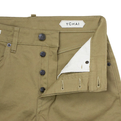 YCHAI（イカイ）ROBUSTO ロブストYPU004 43 2TS0021 EJ 057 5ポケット ストレッチ コットン ギャバジン パンツ【キャメルCAMMELO】国内正規品
