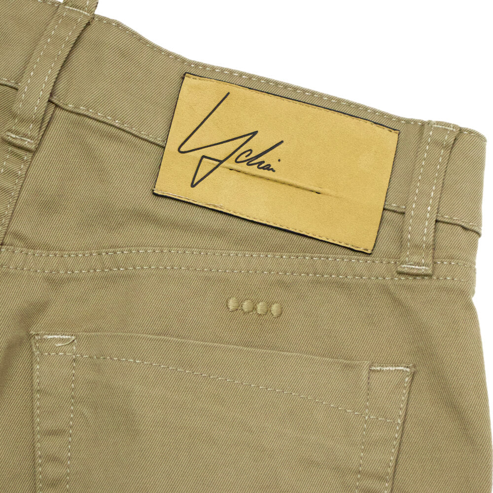 YCHAI（イカイ）ROBUSTO ロブストYPU004 43 2TS0021 EJ 057 5ポケット ストレッチ コットン ギャバジン パンツ【キャメルCAMMELO】国内正規品