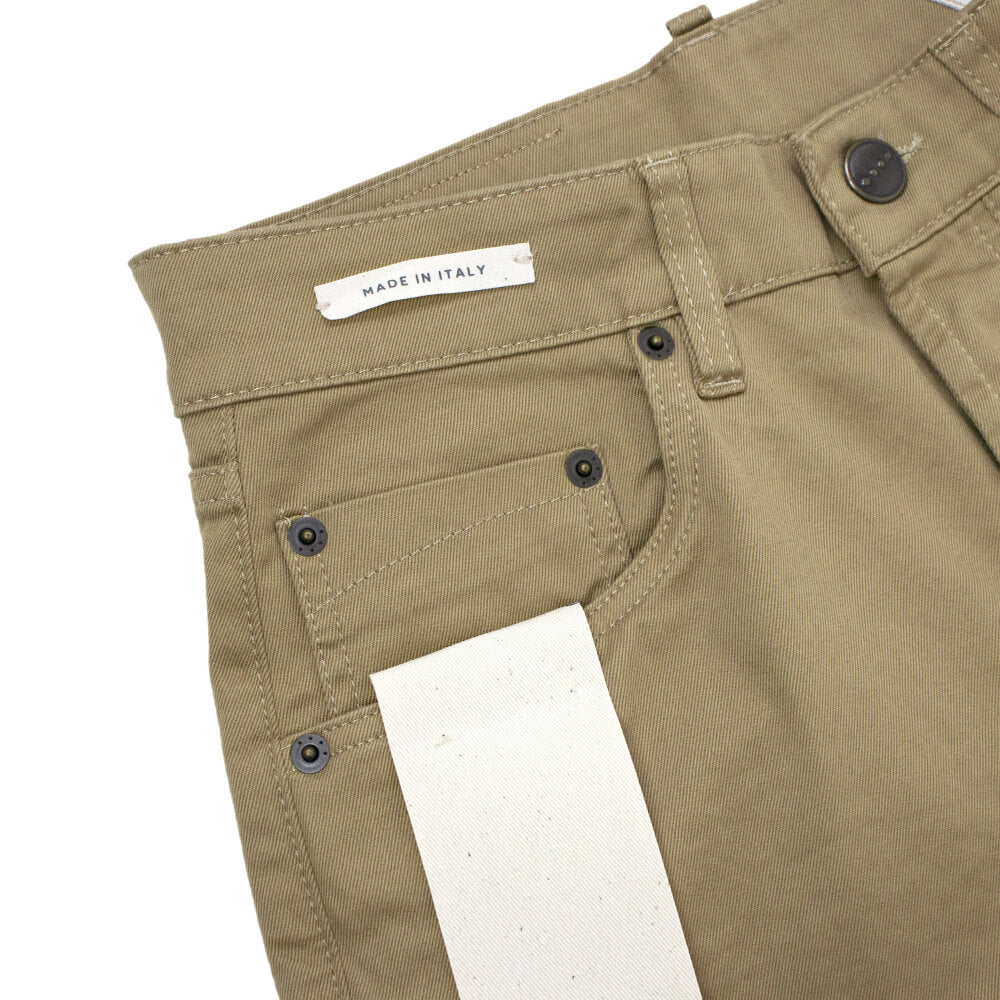 YCHAI（イカイ）ROBUSTO ロブストYPU004 43 2TS0021 EJ 057 5ポケット ストレッチ コットン ギャバジン パンツ【キャメルCAMMELO】国内正規品