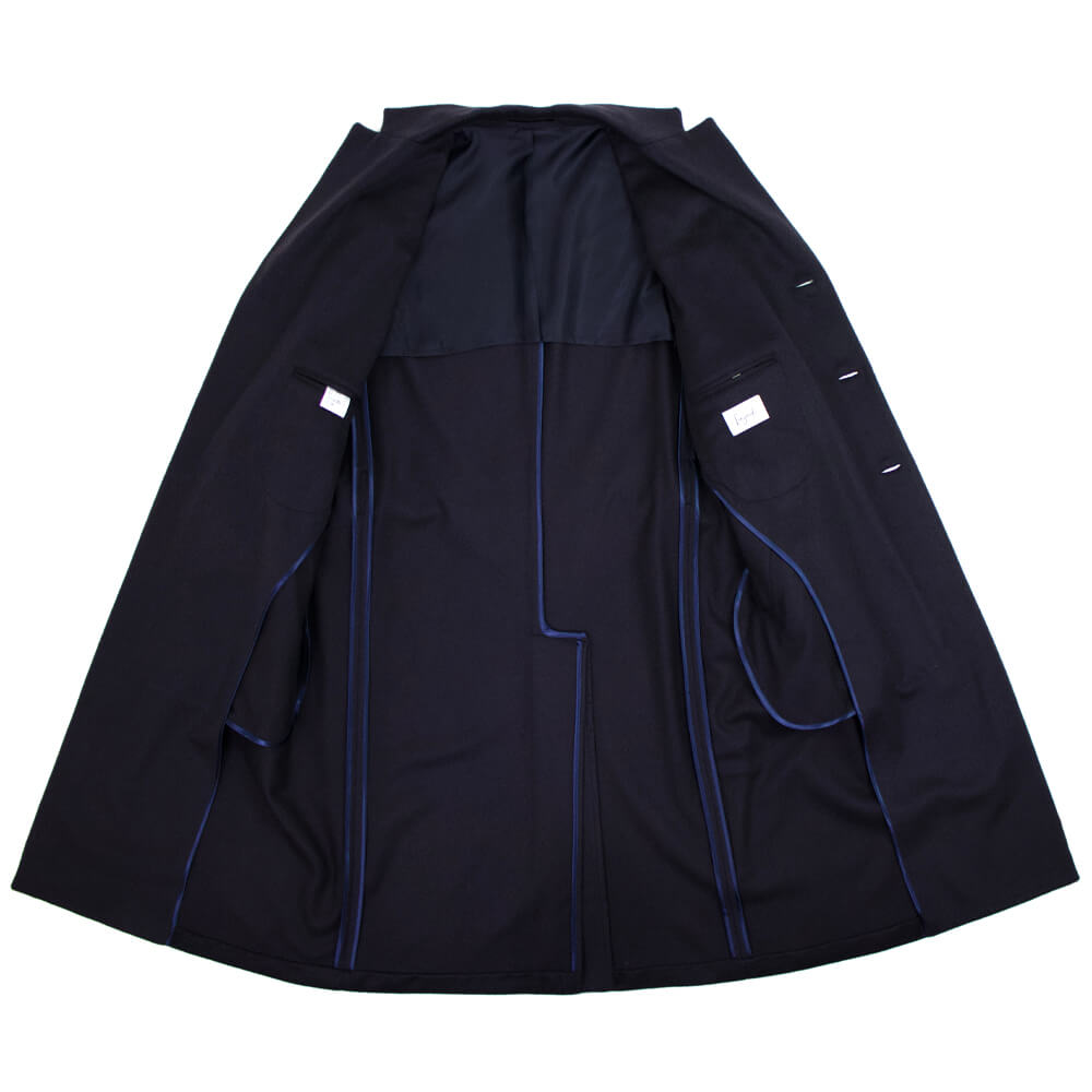 Finjack（フィンジャック） ウール カシミヤ ベルテッド チェスターコート【ネイビーNAVY】国内正規品