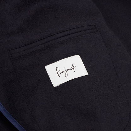 Finjack（フィンジャック） ウール カシミヤ ベルテッド チェスターコート【ネイビーNAVY】国内正規品