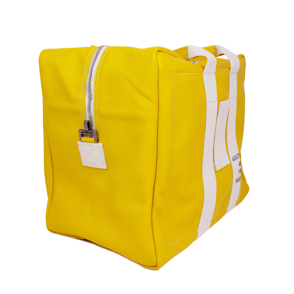 LARDINI（ラルディーニ）ボストンバッグ LARDINI AVIATOR'S KIT BAG【イエロー】