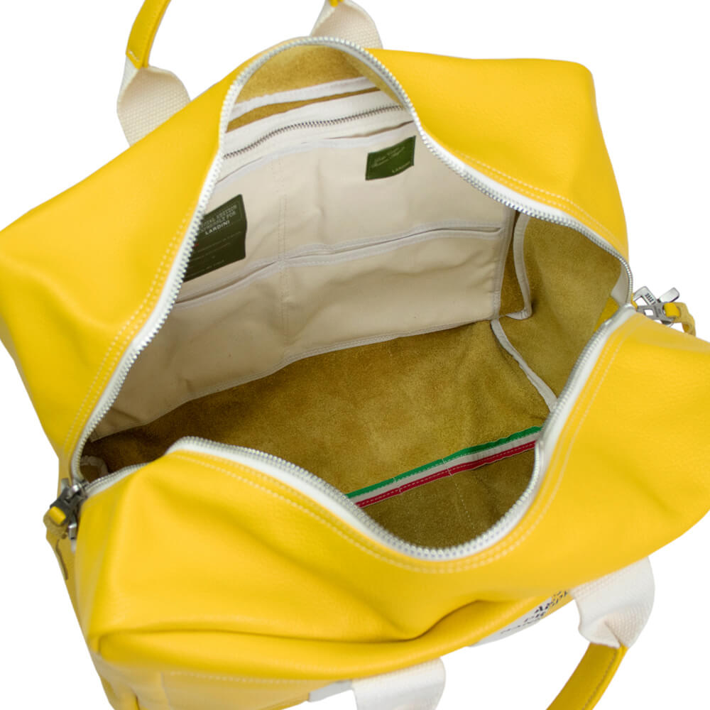 LARDINI（ラルディーニ）ボストンバッグ LARDINI AVIATOR'S KIT BAG【イエロー】