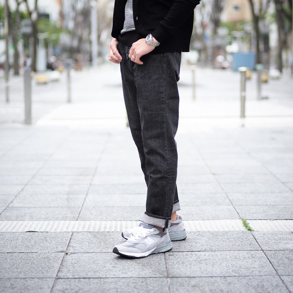 YCHAI（イカイ）ROBUSTO ロブスト YPU004 2DS0017B ５ポケット ストレッチ デニムパンツ 【ブラックBLACK】国内正規品